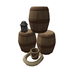 Pirate set - barrels