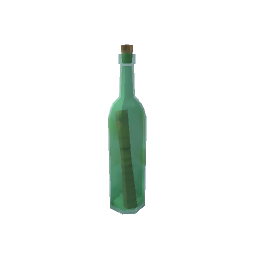 Pirate set - message in a bottle 2
