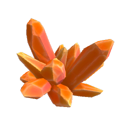 TS4 Crystal - large, orange