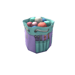 TS4 Knitting bag - purple
