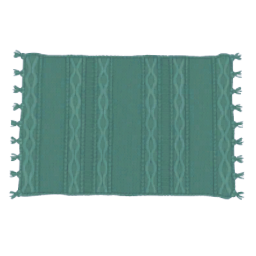 TS4 Knitted carpet - dark green