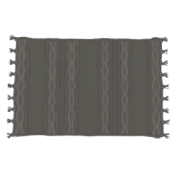 TS4 Knitted carpet - black