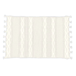 TS4 Knitted carpet - white