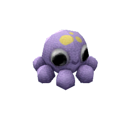 TS4 Knitted octopus - purple