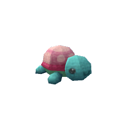 TS4 Knitted turtle - blue