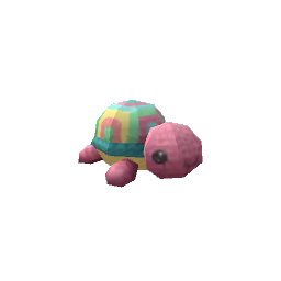 TS4 Knitted turtle - pink