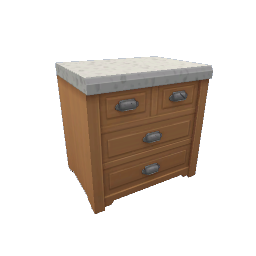 TS4 Kitchen set counter - light wood