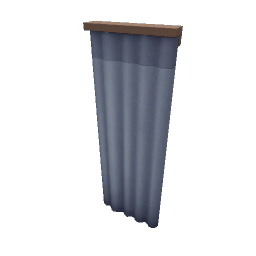 TS4 Sectional curtain - blue
