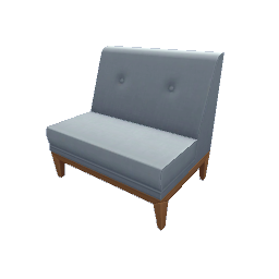 TS4 Sectional couch - light blue