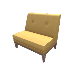 TS4 Sectional couch - yellow