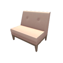 TS4 Sectional couch - light pink