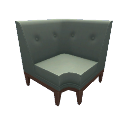 TS4 Sectional couch, corner - green