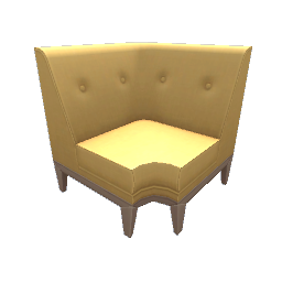 TS4 Sectional couch, corner - yellow