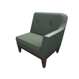 TS4 Sectional couch, right - green