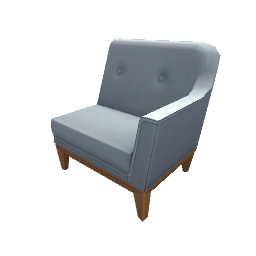 TS4 Sectional couch, right - light blue