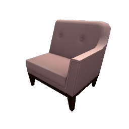 TS4 Sectional couch, right - pink
