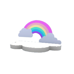 TS4 Baby room shelf - rainbow
