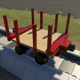 Sugar Cane Flatcar with Spines