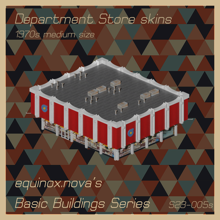 Department Store 1970s medium size skins