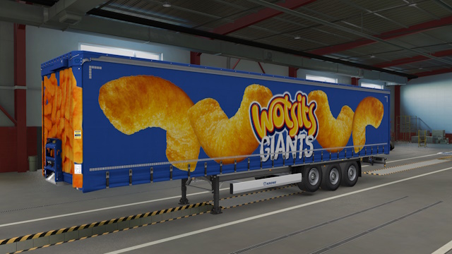 Wotsits vs Mayo Krone Profi Liner Trailer Skin