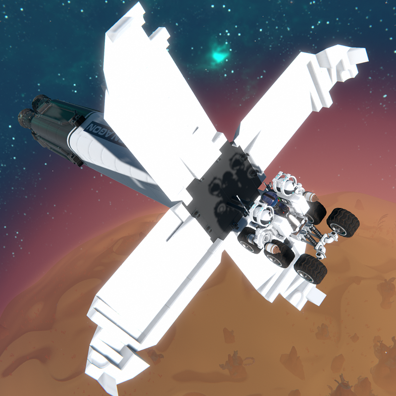 T Dragon Space Rocket