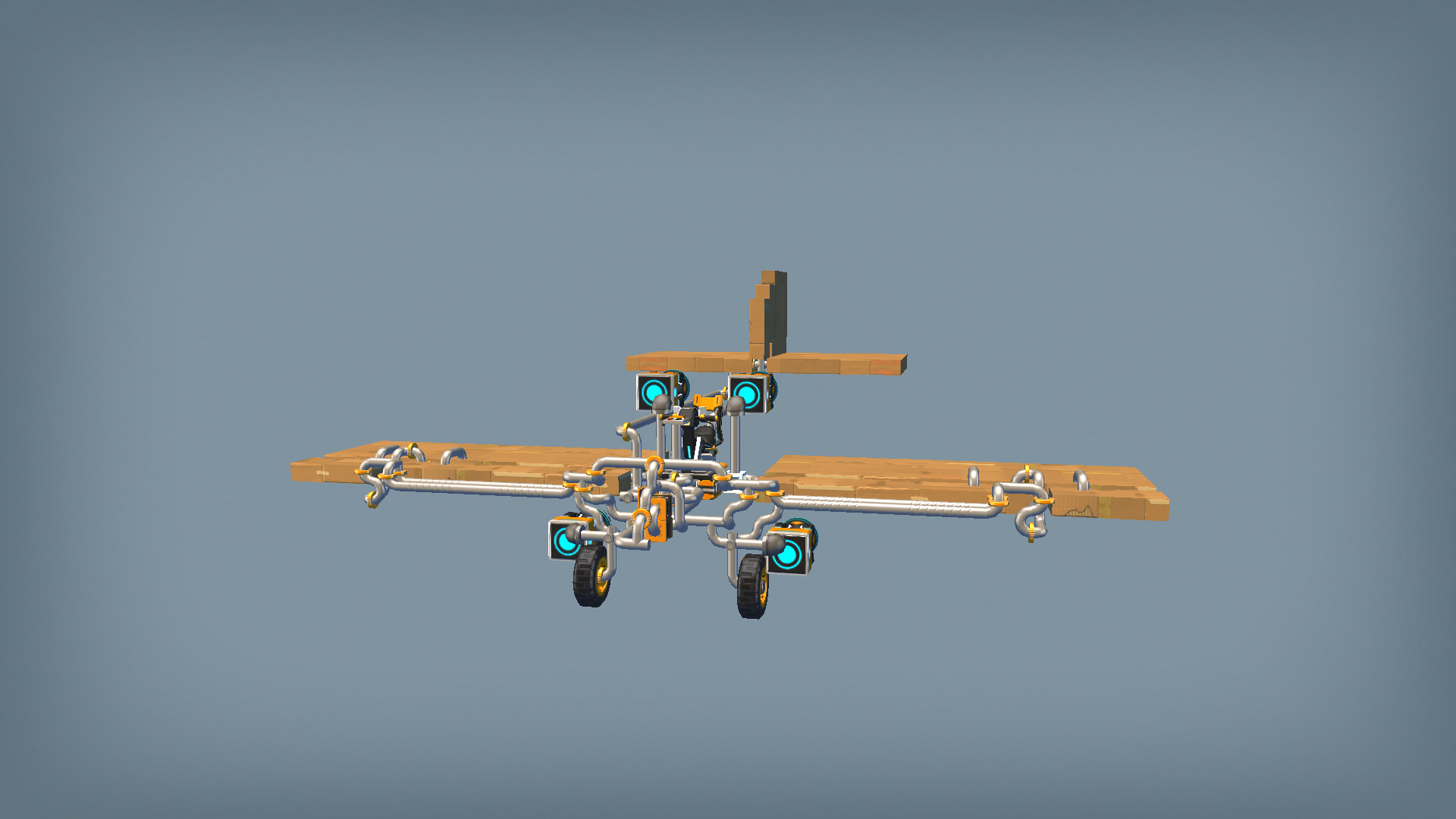 aircraft with real control