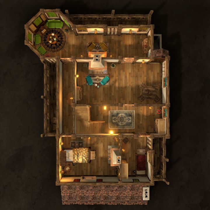 Trollskull Manor & Inn lvl 2 (Living quarters)