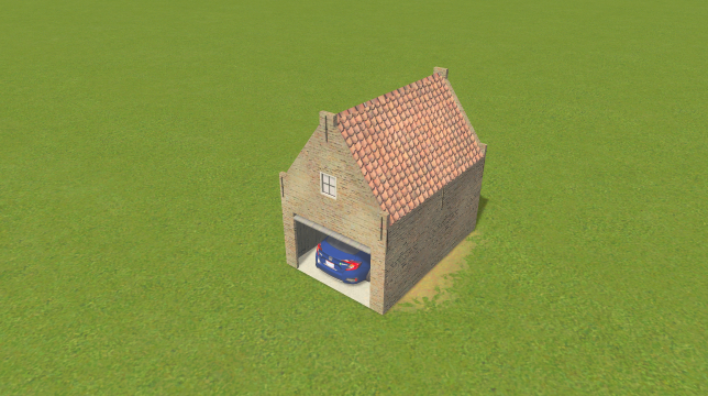 Detached Garage with Parking