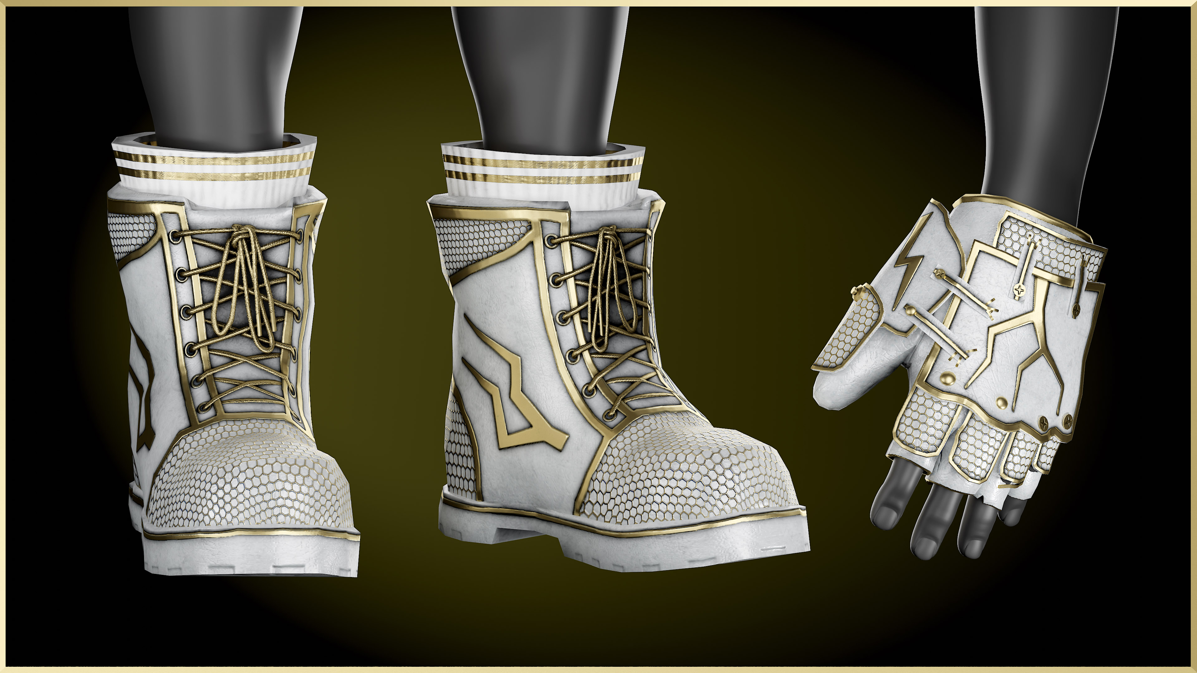 Thundergold Roadsign Gloves