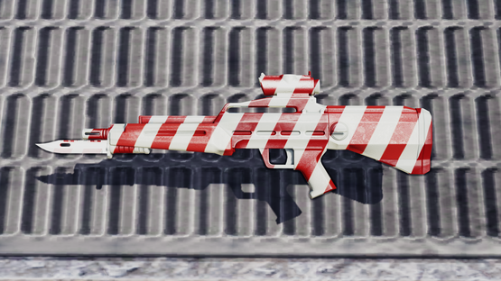 Candy Cane Burst Rifle