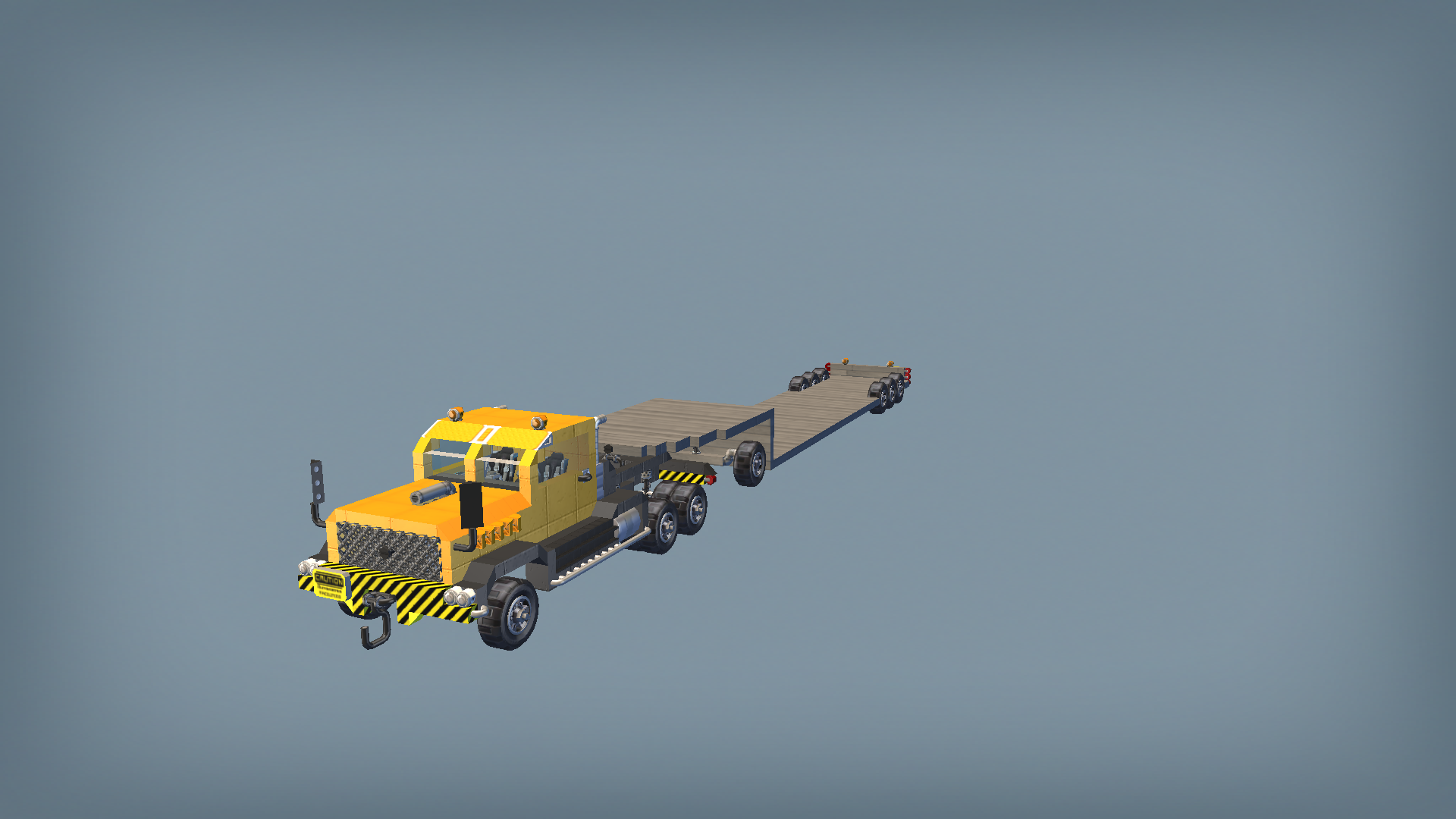 Heavy transport semi truck