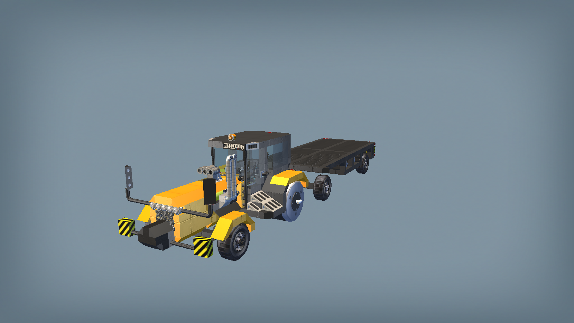 Heavy transport tractor
