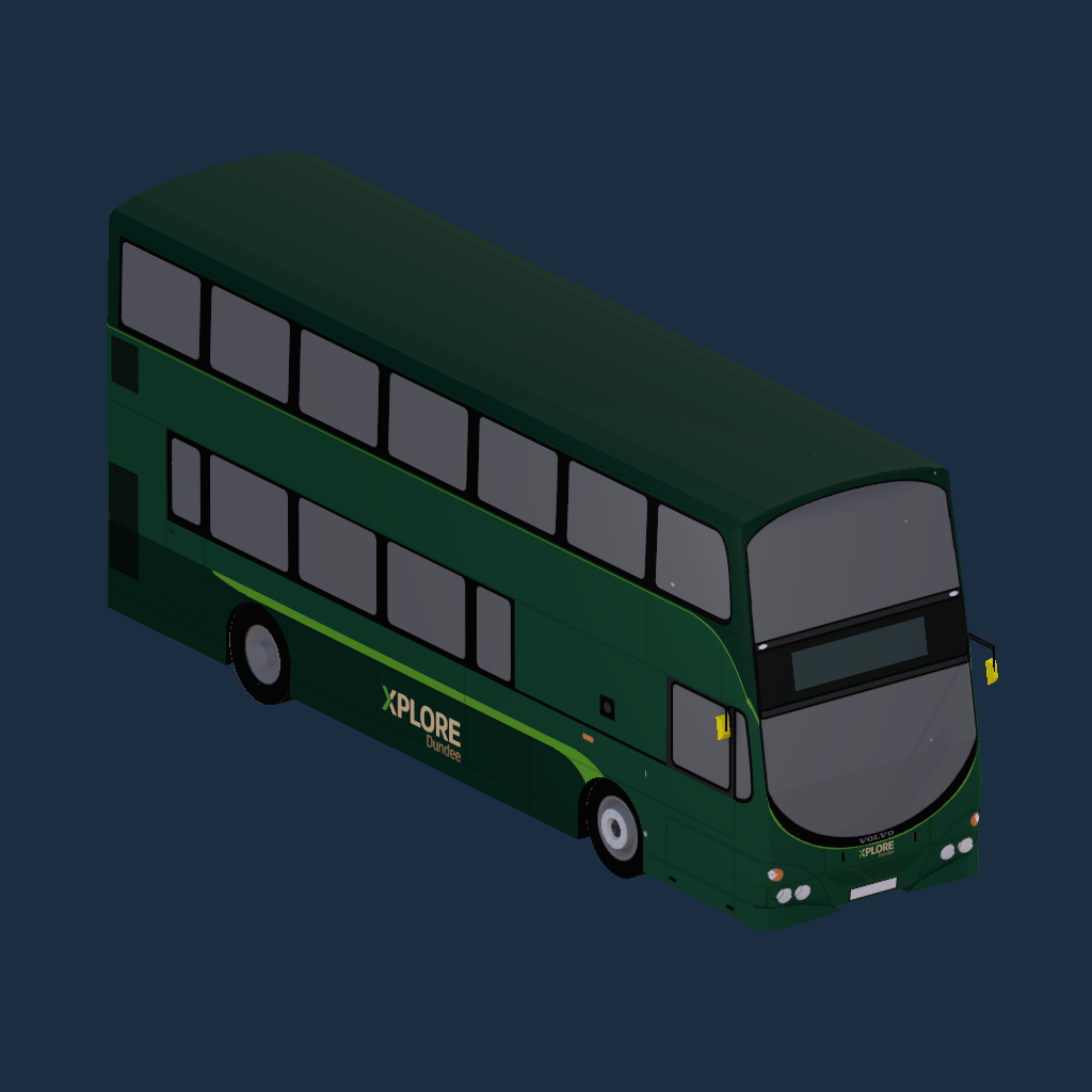 Xplore Dundee (National Express Green Livery) B7TL Wright Gemini 1