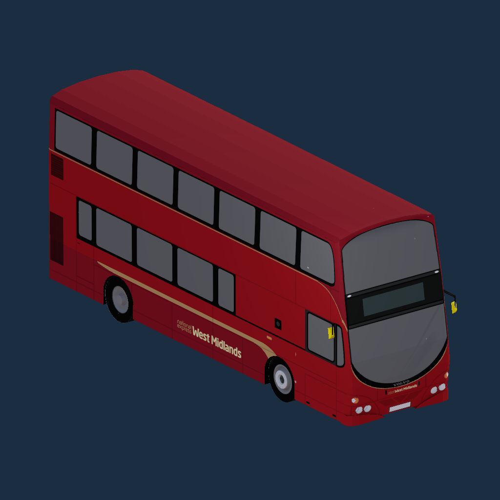 NXWM (Crimson Livery) B7TL Wright Gemini 1