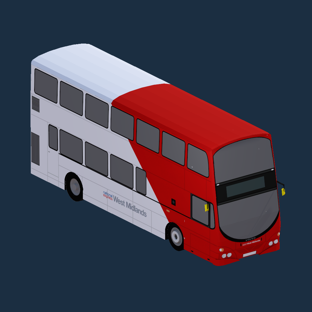NXWM (Red & White Livery) B7TL Wright Gemini 1