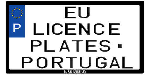 EU Licence Plates - #14 Portugal