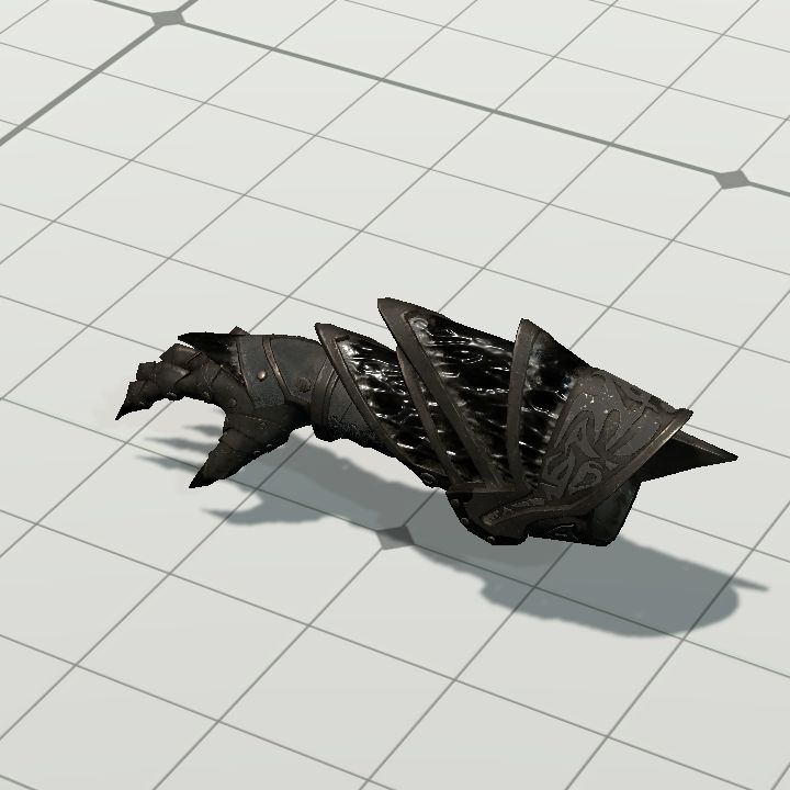 Gauntlet, Daedric {Animated}