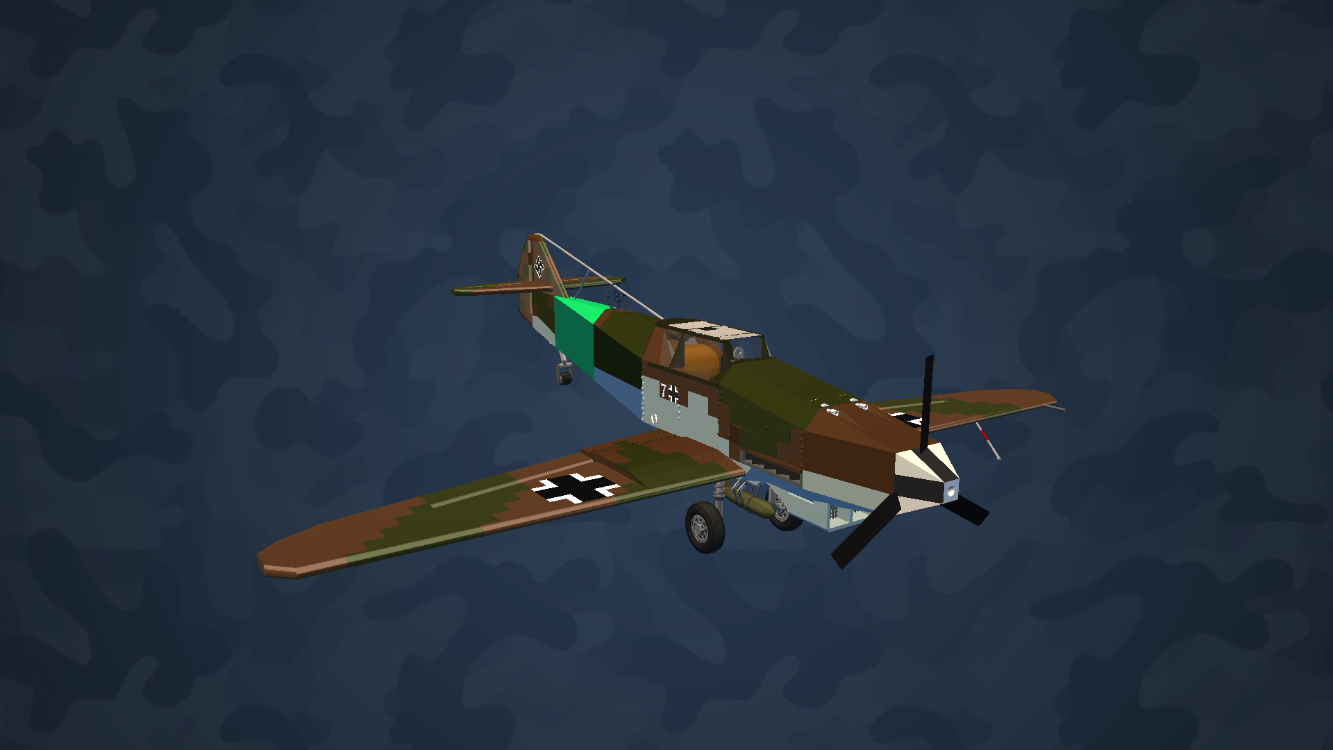 Messerschmitt Bf.109 K-4 +Bomb