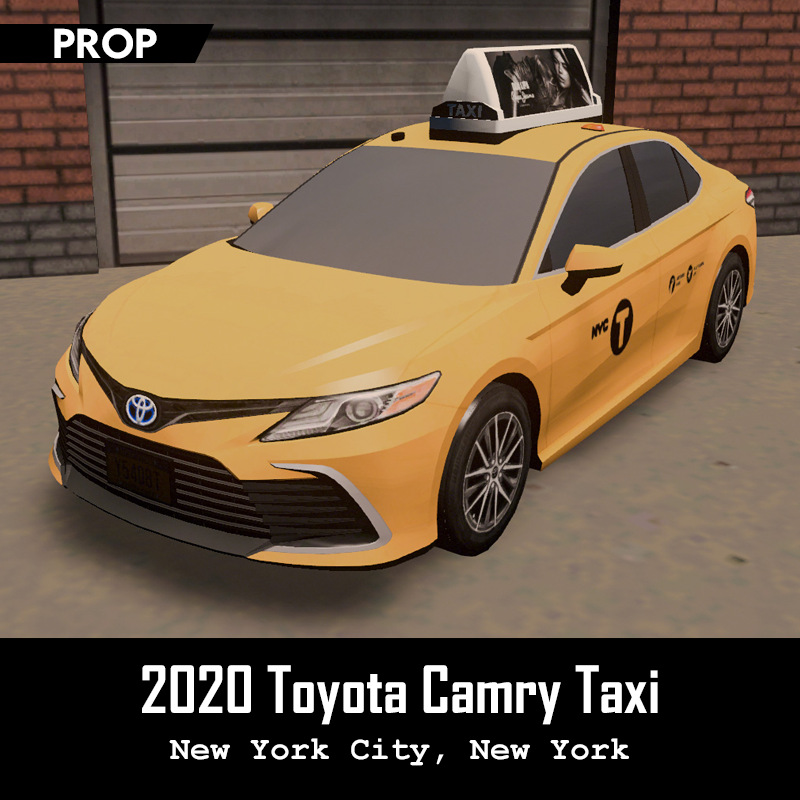 NYC Taxi - 2020 Toyota Camry (Prop)