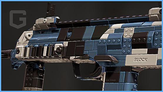 MP7 | Blocked & Loaded (Blue Camo)