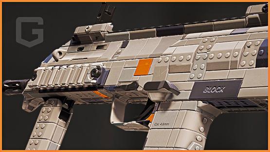 MP7 | Blocked & Loaded (Beige and Orange)