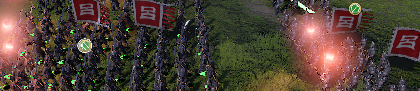 青龙军改为近战兵站前排 / Azure Dragons is now melee unit at the front