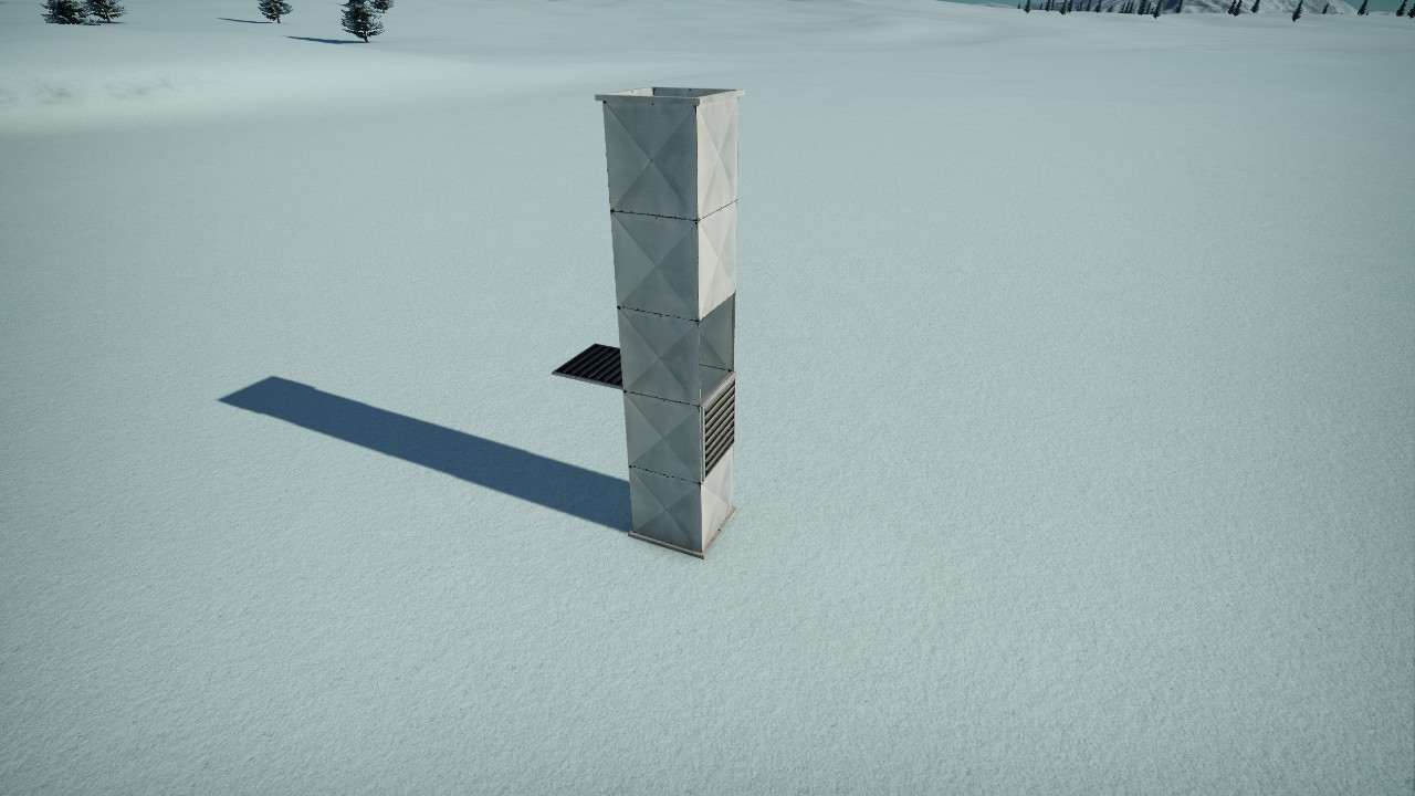 [Pix] Air Duct With Grate 4m (Animated)