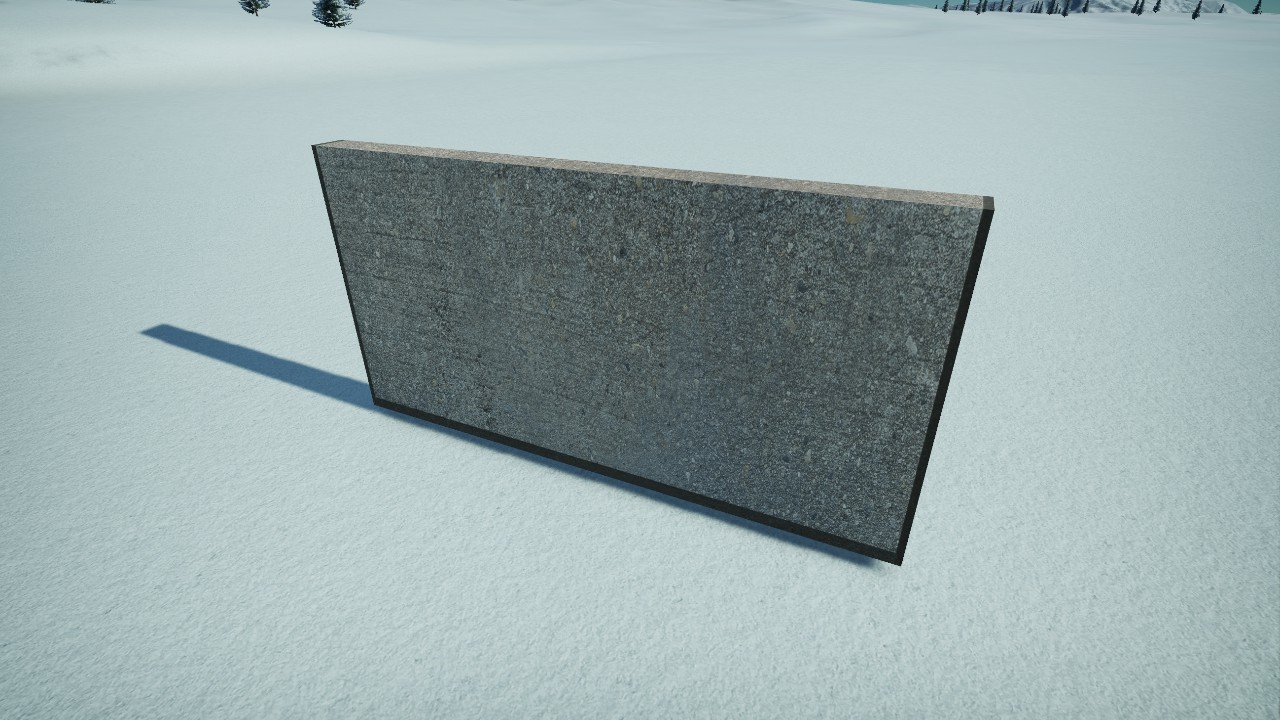 [Pix] Concrete Slab Wall 2m