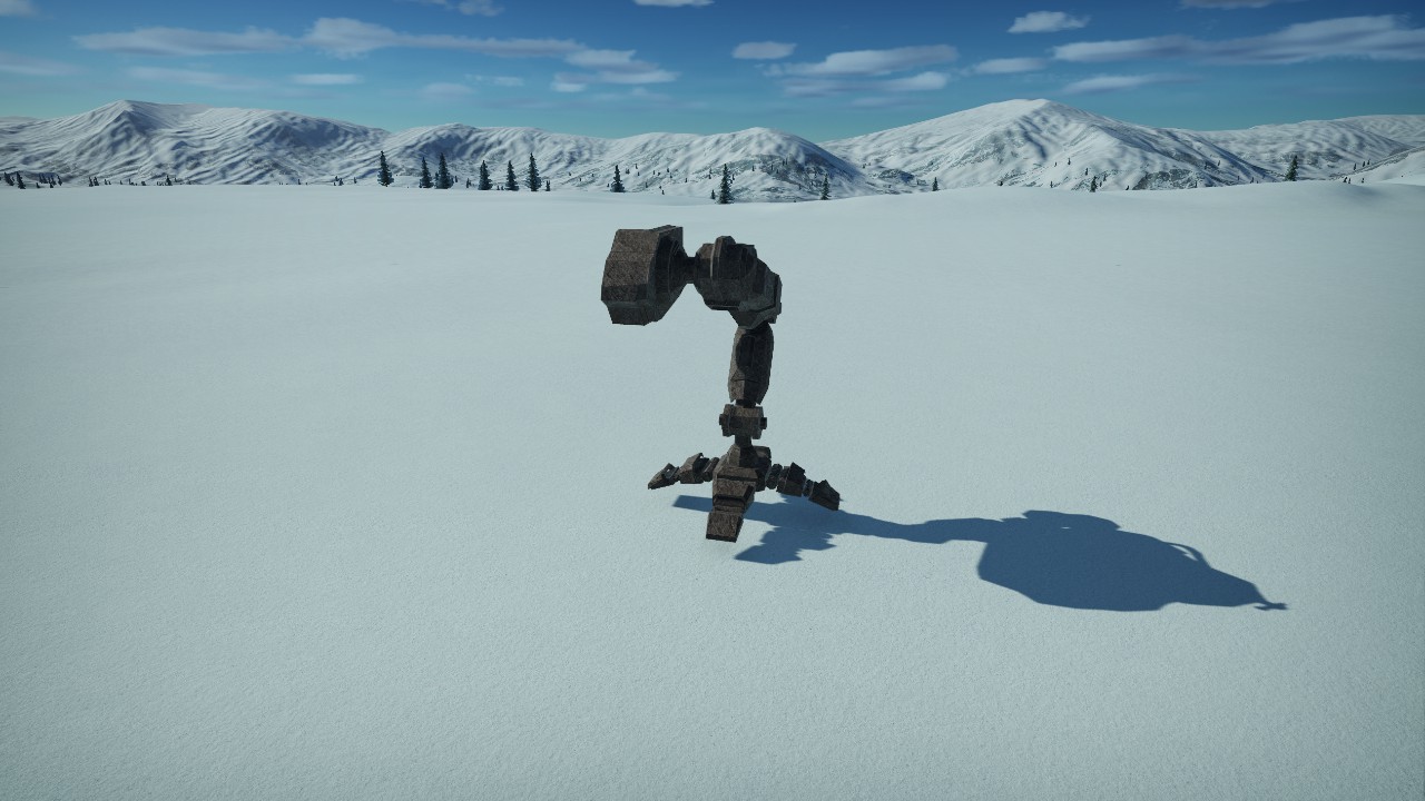 [Pix] Giant Mech Patrolling Bottom Left (Animated)