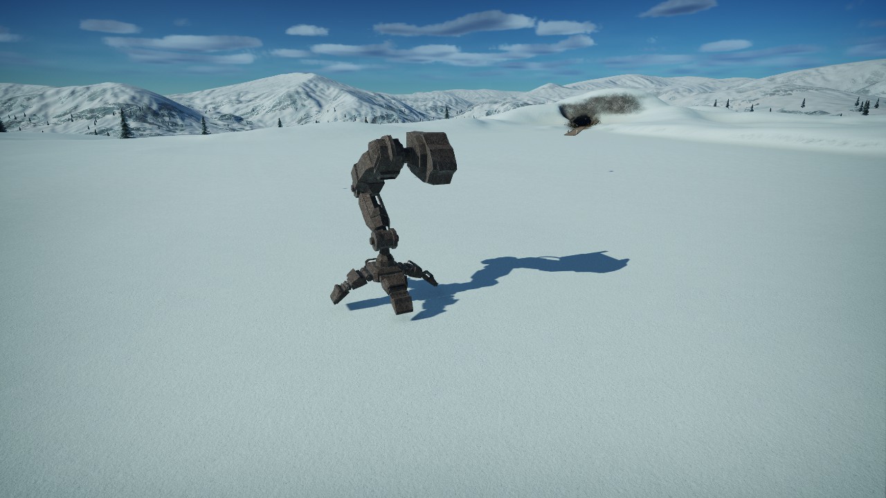 [Pix] Giant Mech Patrolling Bottom Right (Animated)