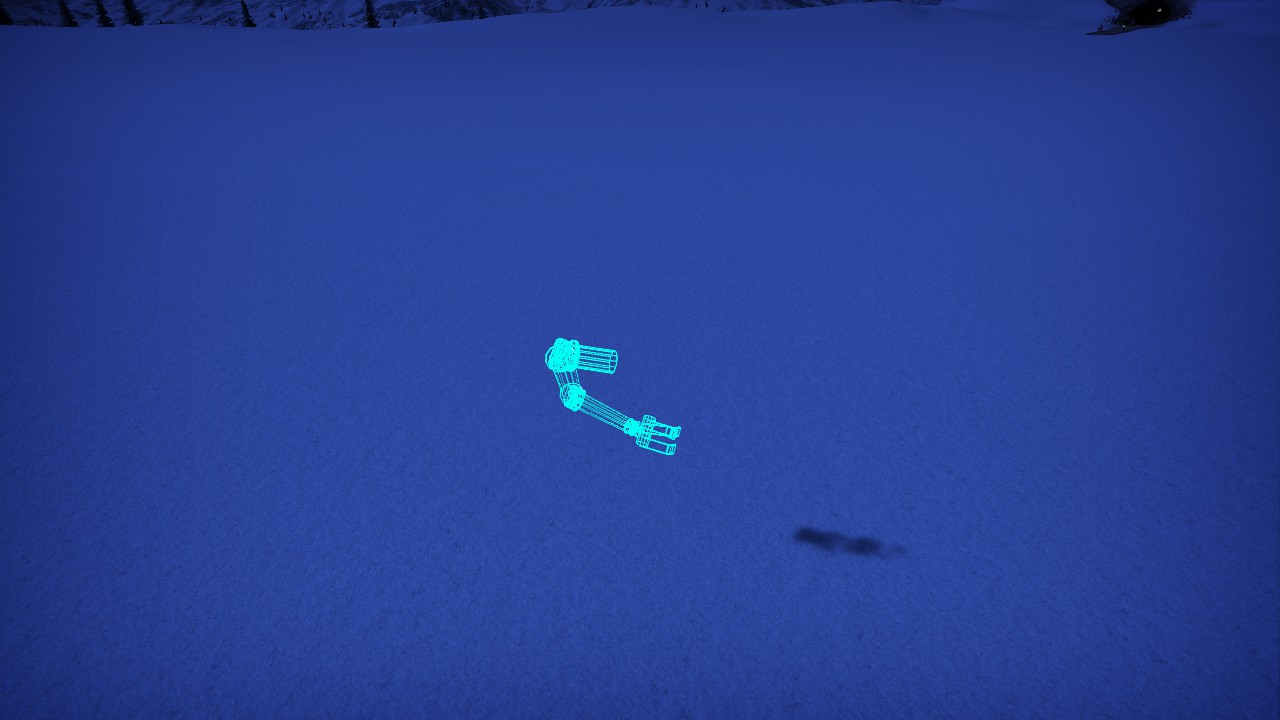 [Pix] Hologram - D415-Y Looking Left Arm (Animated, Colorable & Lit)