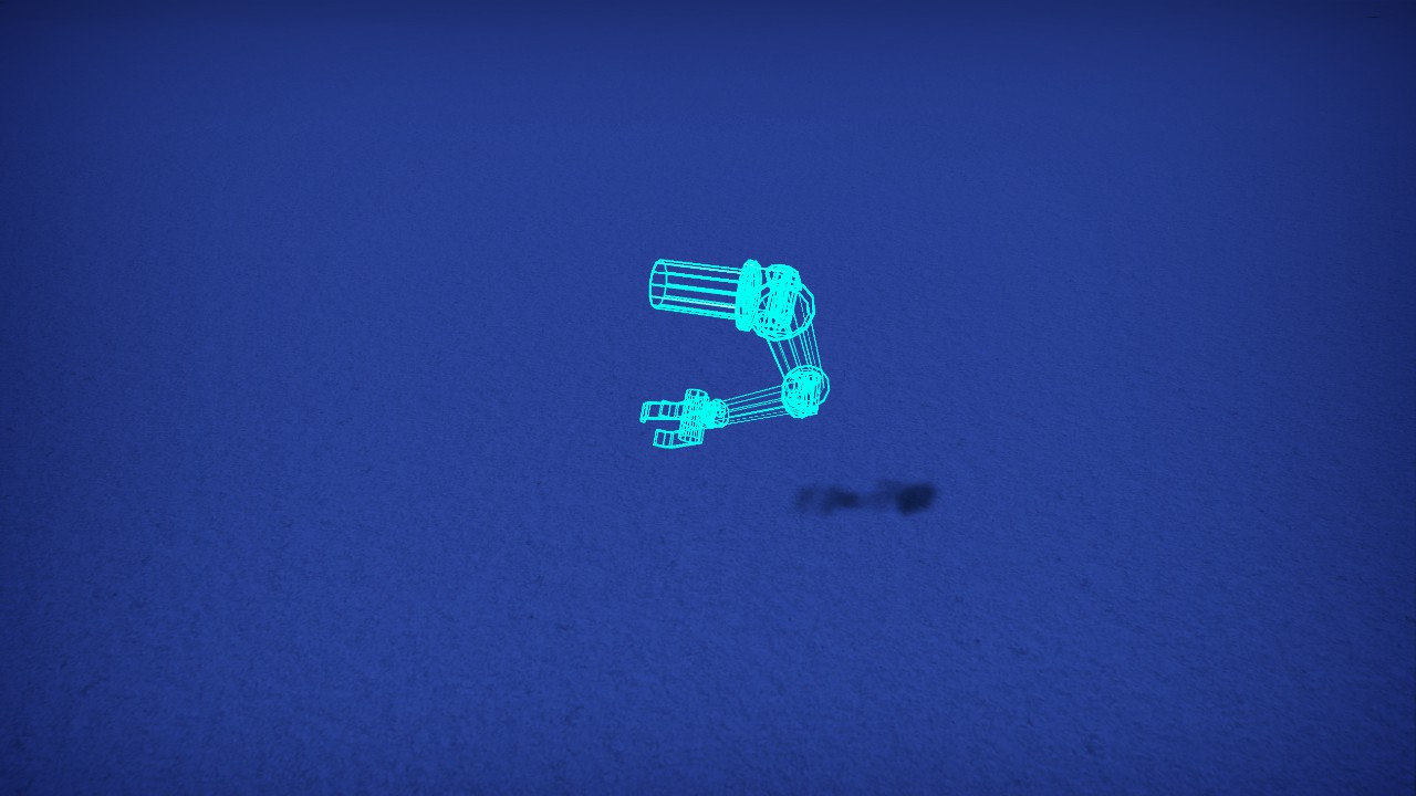 [Pix] Hologram - D415-Y Looking Right Arm (Animated, Colorable & Lit)