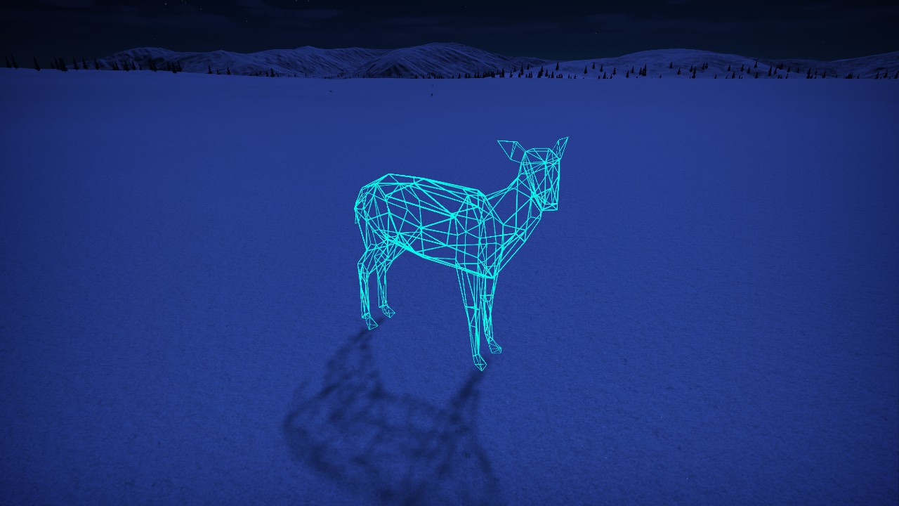 [Pix] Hologram - Deer Doe (Animated, Colorable & Lit)