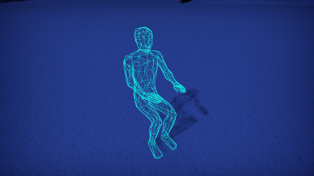 [Pix] Hologram - Human Typing (Animated & Colorable)
